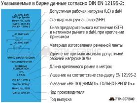 Ремень стяжной для крепления груза 2,0/4,0 тн 50 мм (кольцевой) Ремень стяжной для крепления груза 2,0/4,0 тн 50 мм (кольцевой)