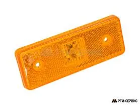 Фонарь габаритный 4-ех диодный LED (жёлтый) - фото 1
