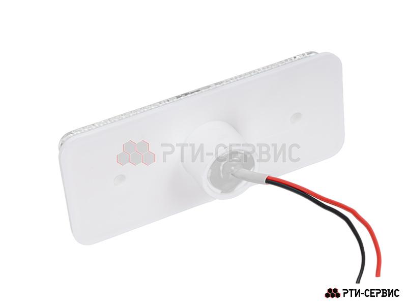 Фонарь габаритный 4-ех диодный LED н\о (белый)  - фото 2