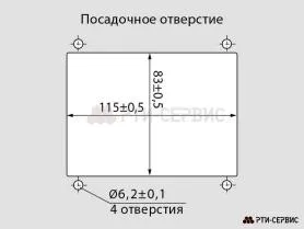 Замок врезной клавишный на шпильках, SS