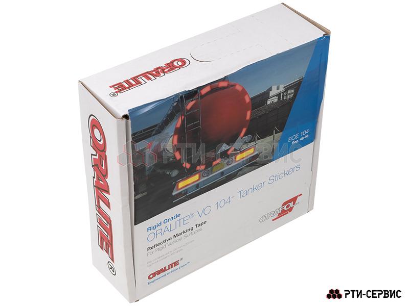 Лента светоотражающая ORALITE VC 104+ TankerStickers красная (12.5 м) для автоцистерн - фото 4