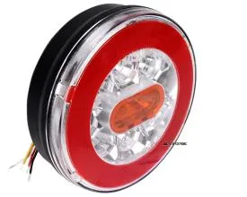 Фонарь задний 3-х функциональный круглый FT110 LED 12/ 24 В Фонарь задний 3-х функциональный круглый FT110 LED 12/ 24 В