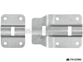 Запор штанговый Ø22 Zn ручка Push  с ключом - фото 2