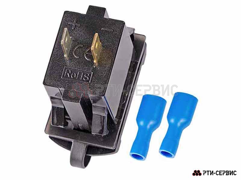Универсальное зарядное устройство, вольтметр 12-24В, 2 USB (4.2А) LED - фото 2