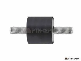 Резинометаллический буфер (аналог K0566.03003055 KIPP) D-30, H-30 с 2х сторонней наружной резьбой M8 - фото 1